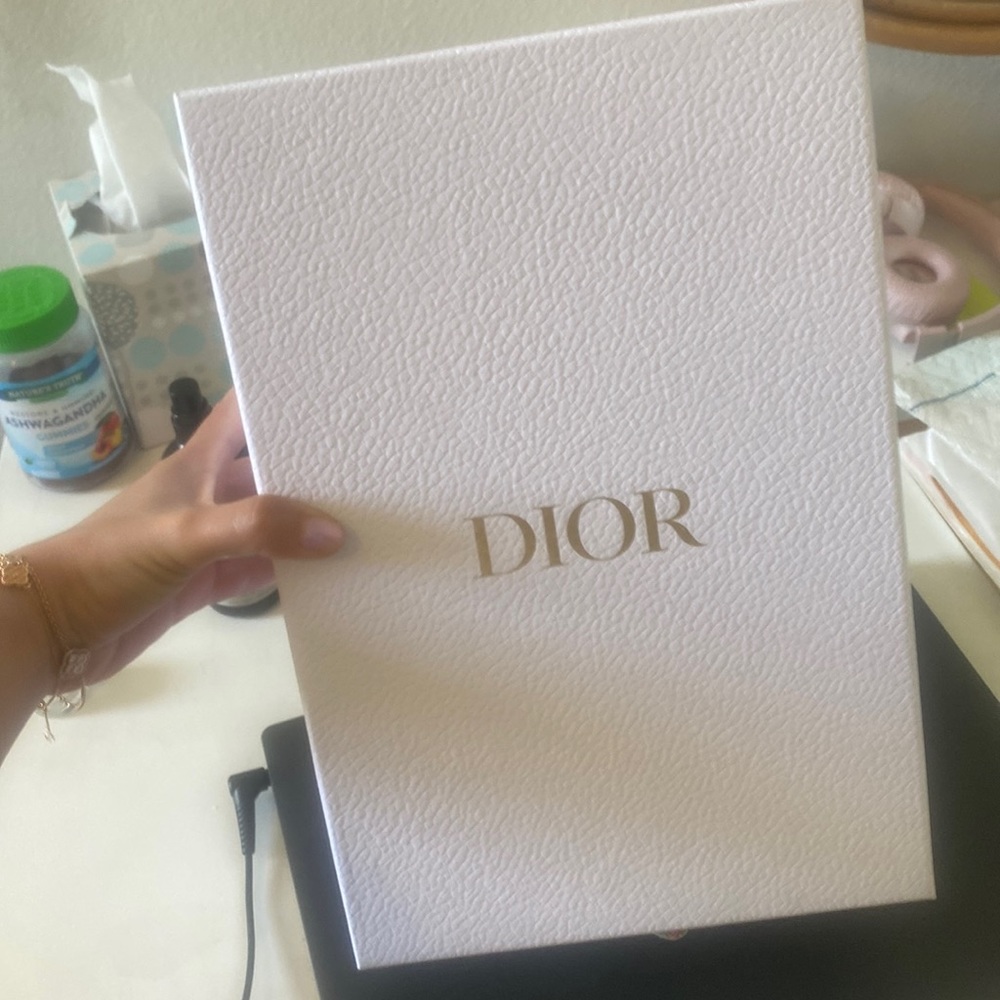 Dior shoe box and dust bag